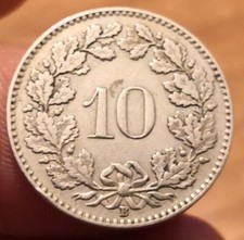 Moneta rappen 1928 usato  Olbia