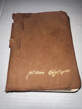 Vintage 1925 William Shakespeare Complete Works Suede Leather Bound PF Collier & comprar usado  Enviando para Brazil