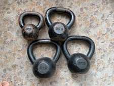 Kettlebell black iron for sale  COVENTRY