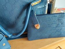Handtasche 1 blau gebraucht kaufen  Hamburg