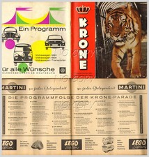 1963 programme cirque d'occasion  Brignais