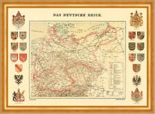 Deutsche reich karte gebraucht kaufen  Grabenstätt