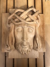 Jesus holzfigur geschnitzt gebraucht kaufen  Pfaffenhofen a.d.Ilm