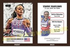 Olimpíadas de 2024 - Sha'Carri Richardson edições de arte e cartão original de atletismo comprar usado  Enviando para Brazil