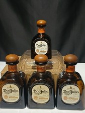 Lote de 4 garrafas e rolhas vazias de vidro âmbar de tequila Don Julio Reposado  comprar usado  Enviando para Brazil