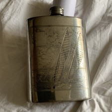Sheffield pewter hip for sale  LONDON