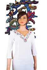 Robe blanche longue d'occasion  Bordeaux-