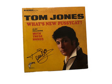 Signed Tom Jones What's New Pussycat? Vintage 1965 Album LP Cover Only comprar usado  Enviando para Brazil