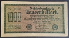 Reich 1000 mark gebraucht kaufen  Deutschland