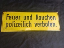 älteres blechschild feuer gebraucht kaufen  Leonberg