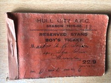 Hull city season for sale  BUXTON