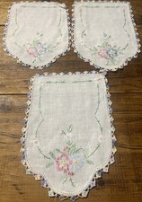 Vtg linen antimacassars for sale  Collegeville