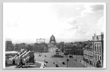 Cartão postal RPPC Plaza de La Reforma arco construção monumento Cidade do México c1920s comprar usado  Enviando para Brazil