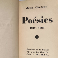 Jean cocteau édition d'occasion  Paris IX