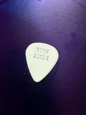 BLACK SABBATH / TONY IOMMI - - - PALCO USADO palheta de guitarra!!!!  MUITO RARO!!!! #2 comprar usado  Enviando para Brazil