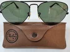 1990's VINTAGE B&L RAY-BAN EUA AVIADOR PRETO 58[]14 L2823 G-15 E ESTOJO ORIGINAL comprar usado  Enviando para Brazil