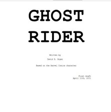 Unproduced screenplay ghost d'occasion  Paris XI
