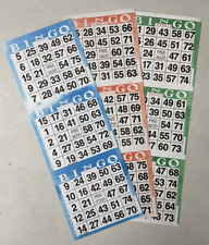 Bingo cards paper for sale  Elk Grove Village
