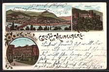Lithographie heidelberg schlos gebraucht kaufen  Berlin