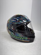 Capacete AGV K3 Rossi teste de inverno 2018 azul/verde médio comprar usado  Enviando para Brazil