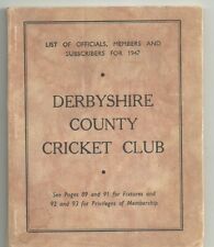 Derbyshire county cricket for sale  BEVERLEY