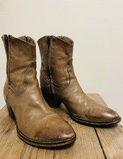 Botas de tornozelo femininas BIANCA BUCCHERI lindas marrom cogumelo 100% couro 40 comprar usado  Enviando para Brazil