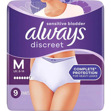 Always discreet incontinence for sale  BIRMINGHAM