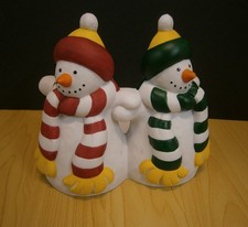 Partylite christmas snowmen for sale  Chesnee