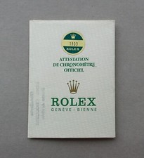 Rolex warranty booklet usato  Corropoli