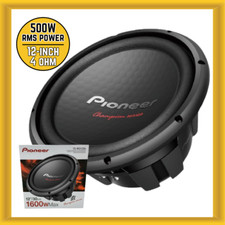 Usado, Subwoofer Pioneer Champion Series 12" bobina de voz dupla 4 ohm componente de carro 1600W comprar usado  Enviando para Brazil