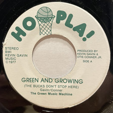 MKE Novelty Soul Pop 45 THE GREEN MUSIC MACHINE Green And Growing HOOPLA! listen, usado comprar usado  Enviando para Brazil