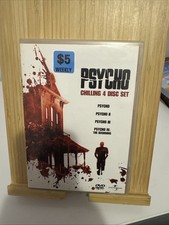 PSYCHO DVD Ex-aluguel 4 Discos Conjunto Filmes 1-4 Região 4 Raro Sem Capa comprar usado  Enviando para Brazil