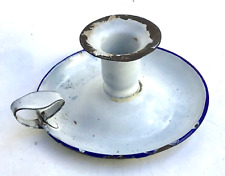 Ancien bougeoir émaillé d'occasion  Tigy