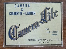 Câmera óptica e isqueiro Suzuki. Câmera espiã vintage.  comprar usado  Enviando para Brazil