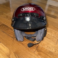 Shoei RJ Platinum-R Motorcycle Helmet Red Size Medium with SENA 20 S Bluetooth  na sprzedaż  Wysyłka do Poland