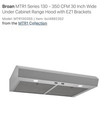 160 broan mtr1 for sale  Hammond