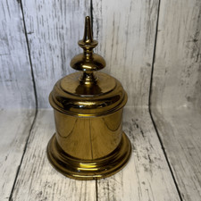 Mesa de latão vintage decoração para casa tampo removível 7"" comprar usado  Enviando para Brazil