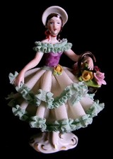 Vintage dresden woman for sale  Wantagh