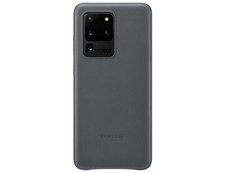 Capa traseira de couro Samsung para Galaxy S20 - Cinza comprar usado  Enviando para Brazil