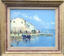 Tableau huile panneau d'occasion  Toulon-