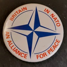 Nato pin badge for sale  CARDIFF