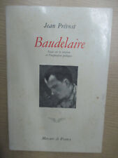 Jean prévost baudelaire d'occasion  Marseille I