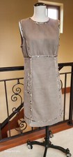 Usado, Vestido feminino Michael Kors Couture 10 bainhas píton pele de cobra réptil marrom M 8 comprar usado  Enviando para Brazil