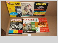 Lote de 6 piezas de libros de ferrocarril vintage a escala #4466 y otras escalas segunda mano  Embacar hacia Mexico