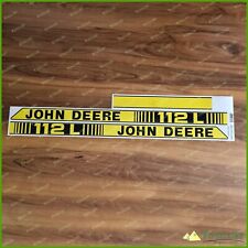 Adesivos adesivos para capô de trator de grama 112L 112 listras esquerda direita serve para John Deere comprar usado  Enviando para Brazil