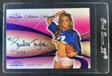 2008 Bench Warmer Signature Series Sandra Taylor roxo autógrafo #18/25, usado comprar usado  Enviando para Brazil