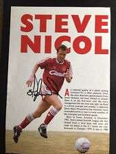 Liverpool autographs steve for sale  ROCHFORD