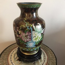 Cloisonne vase bronze d'occasion  Varennes-Vauzelles