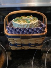 LONGABERGER JW MINIATURA COLECCIÓN PASTEL CESTA CON PASTEL segunda mano  Embacar hacia Mexico