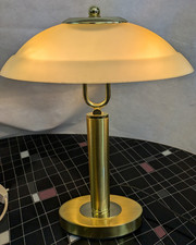 Tischlampe messing glasschirm gebraucht kaufen  Altusried